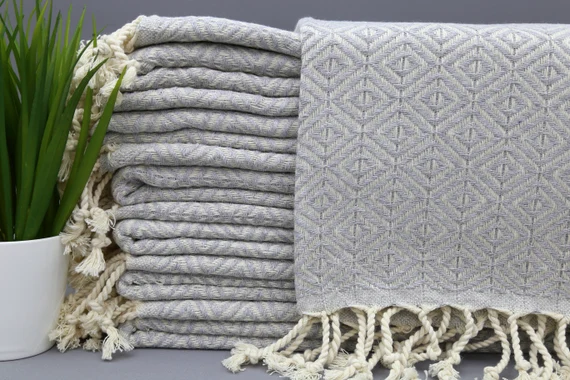 Gray Turkish Towels